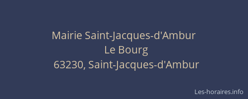 Mairie Saint-Jacques-d'Ambur
