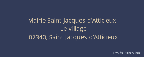 Mairie Saint-Jacques-d'Atticieux