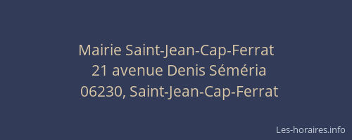 Mairie Saint-Jean-Cap-Ferrat