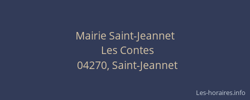 Mairie Saint-Jeannet