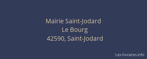 Mairie Saint-Jodard