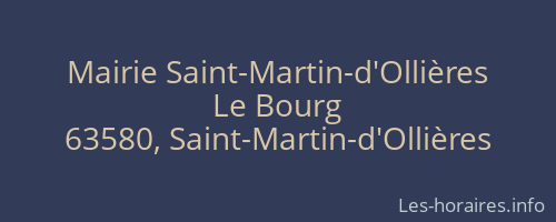 Mairie Saint-Martin-d'Ollières