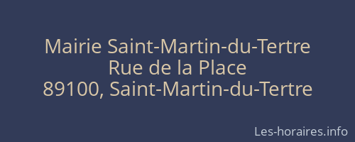 Mairie Saint-Martin-du-Tertre