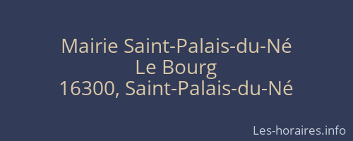Mairie Saint-Palais-du-Né