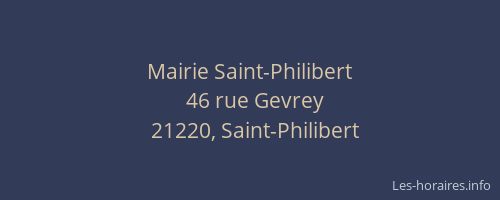Mairie Saint-Philibert