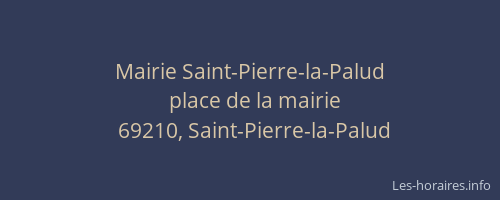Mairie Saint-Pierre-la-Palud