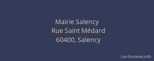 Mairie Salency