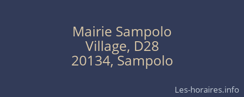 Mairie Sampolo