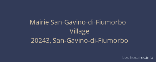 Mairie San-Gavino-di-Fiumorbo