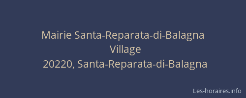 Mairie Santa-Reparata-di-Balagna