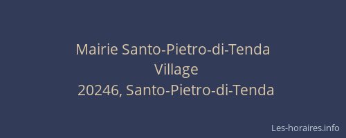 Mairie Santo-Pietro-di-Tenda