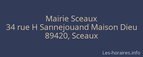 Mairie Sceaux