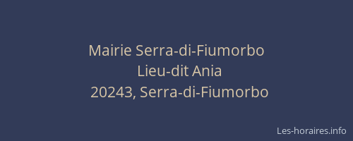 Mairie Serra-di-Fiumorbo