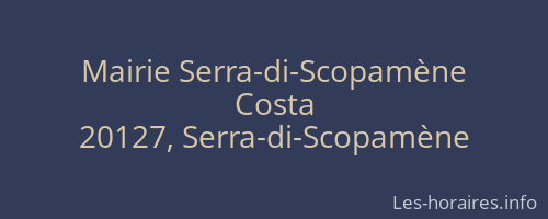 Mairie Serra-di-Scopam&egrave;ne