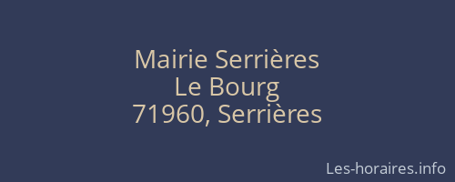 Mairie Serrières