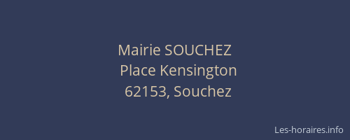 Mairie SOUCHEZ