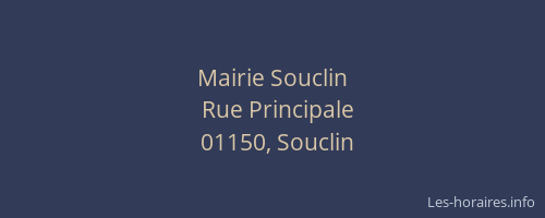 Mairie Souclin