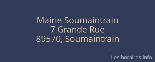 Mairie Soumaintrain