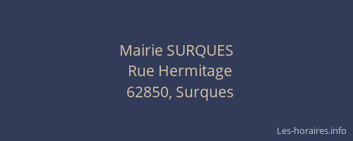 Mairie SURQUES