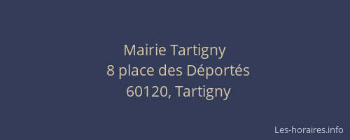 Mairie Tartigny