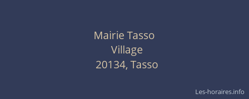 Mairie Tasso
