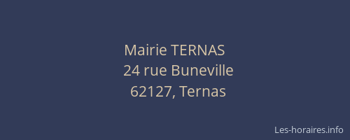Mairie TERNAS