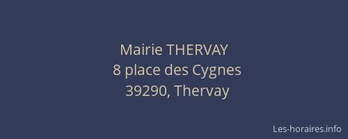 Mairie THERVAY