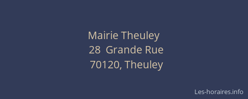 Mairie Theuley