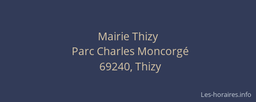 Mairie Thizy