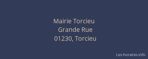 Mairie Torcieu