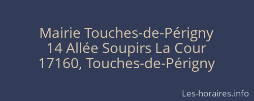 Mairie Touches-de-Périgny