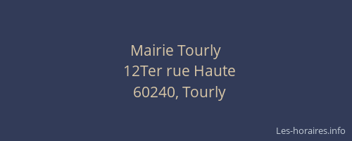 Mairie Tourly