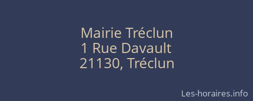 Mairie Tréclun