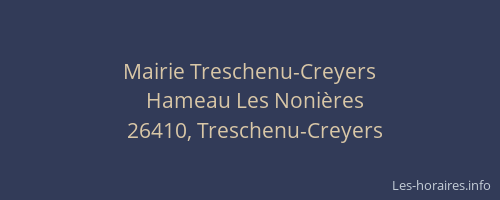 Mairie Treschenu-Creyers