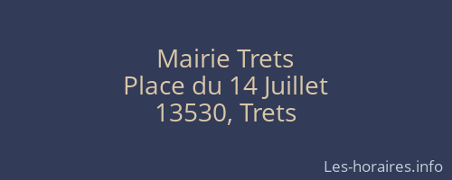 Mairie Trets