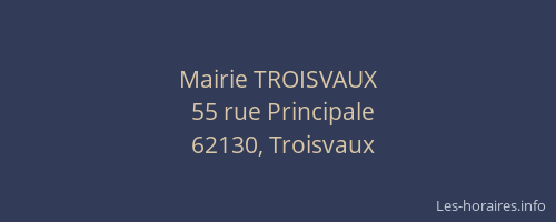 Mairie TROISVAUX
