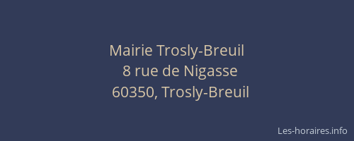 Mairie Trosly-Breuil
