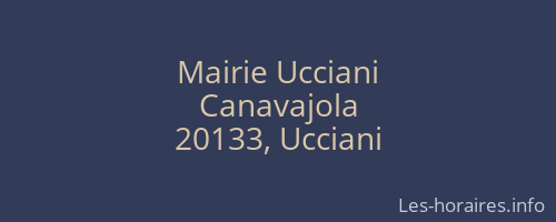 Mairie Ucciani