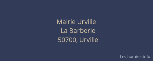 Mairie Urville