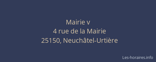 Mairie v