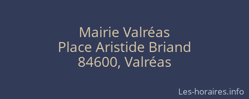 Mairie Valréas