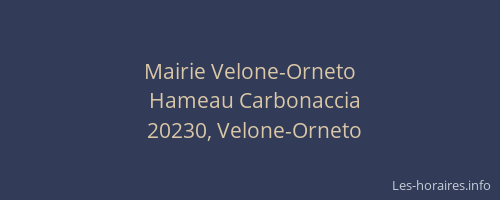 Mairie Velone-Orneto