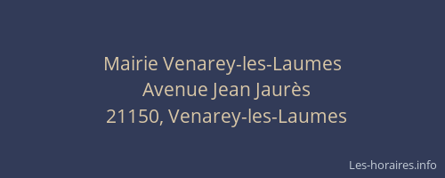 Mairie Venarey-les-Laumes