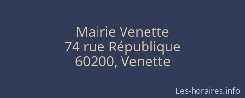 Mairie Venette
