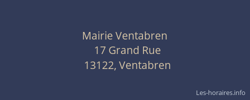 Mairie Ventabren