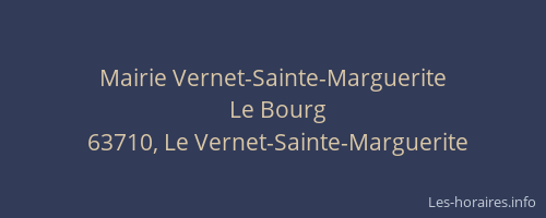 Mairie Vernet-Sainte-Marguerite