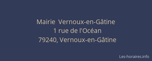 Mairie  Vernoux-en-G&acirc;tine