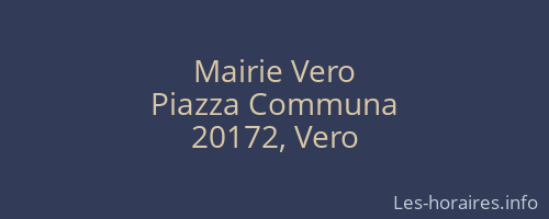 Mairie Vero