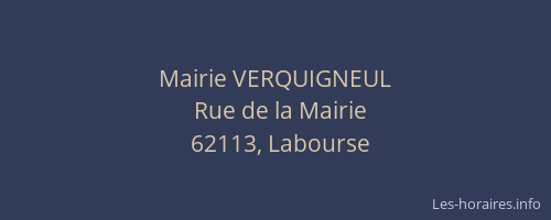 Mairie VERQUIGNEUL