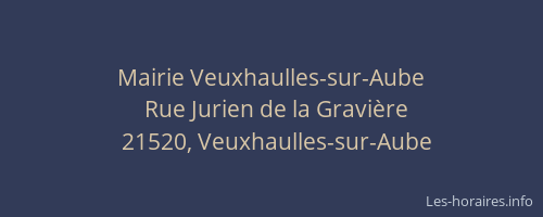 Mairie Veuxhaulles-sur-Aube